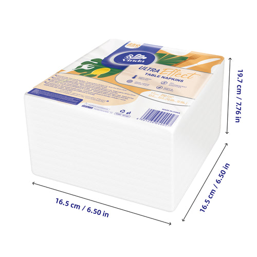 250 Sheets Disposable Table Napkins, 100% Virgin Wood Pulp, Absorbent Dinner & Party Napkins for Home Kitchen Restaurant